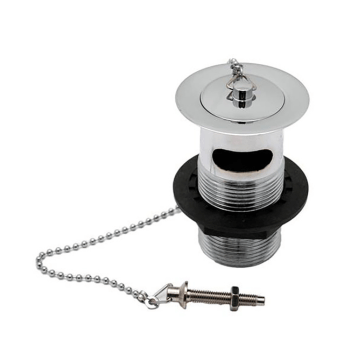 Instinct 11/4" Plug + Chain Basin Waste (Slotted) Chrome 201243INS Image 1