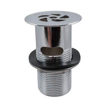 Instinct 11/4" Flush Grated U/S Waste (89mm Tail) Chr 201436INS Image 1