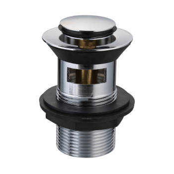 Instinct 11/4" Easy Clean Clicker Basin Waste (Slotted) Chrome 201750I Image 1