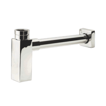 Instinct 11/4" Square Brass Bottle Trap Chrome 202163INS Image 1