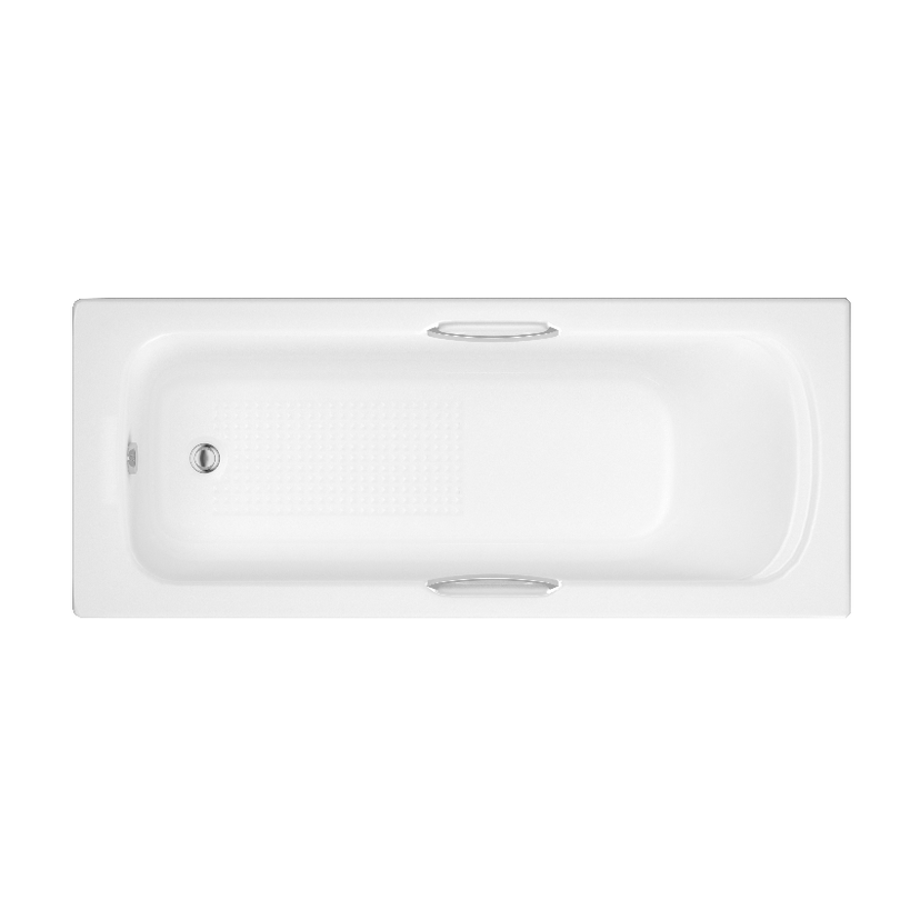 Instinct Tulla 1675x700mm (5mm) Single Ended TG A/S Bath 2TH U165SETB Image 1