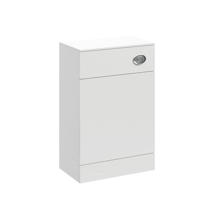 Instinct Della 500mm Back To Wall WC Unit Gloss White INSKR370WH Image 1