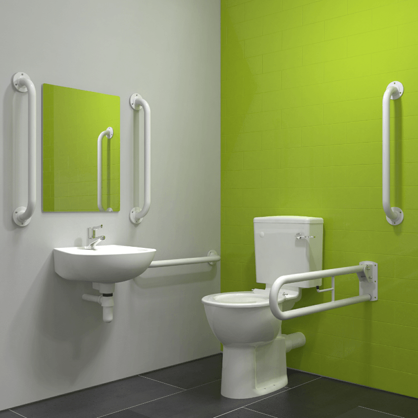 Instinct DOCM Pack Rimless,C/C,Basin (1TH),Rails+Seat White 200K1THWH Image 1