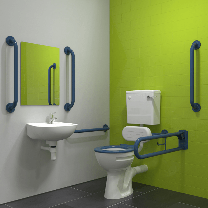 Instinct DOCM Pack - L/L, Basin (1TH), Rails + Seat D/Blue 215K1TH/DB Image 1