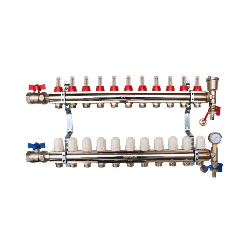 Hetta Manifold 11 way c/w Iso Valves, Gauges Image 1