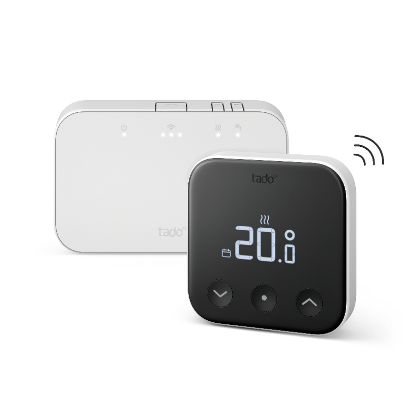 tado Wireless Smart Thermostat X with HWC & OT VX-WTS02-WRP02-TP-UK-00 Image 1