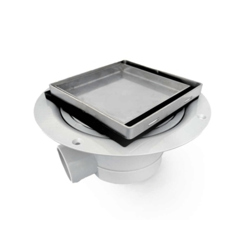 Impey Wetroom Tiled Floor Drain Gravity - Horizontal - Tiled Insert Image 1