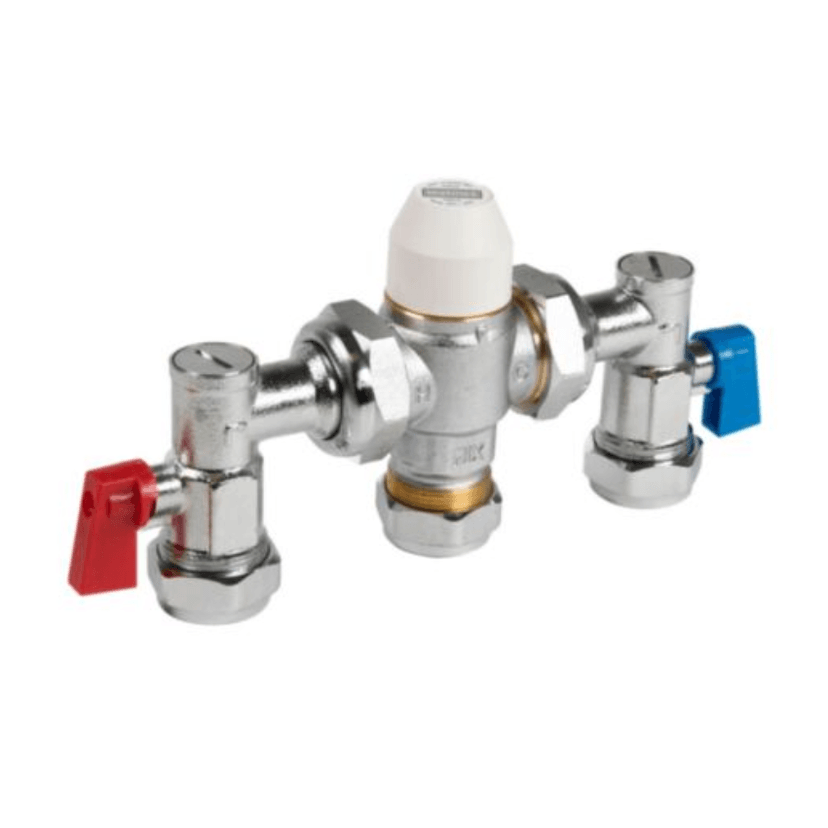 Instinct 22mm TMV2 / 3 Thermostatic Mixing Valve with Iso 400MX22CBA Image 1