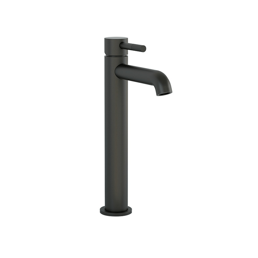 Instinct Azerley Tall Mono Basin Mixer Matt Black INSAZ002MB Image 1