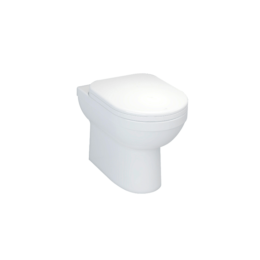 Instinct Della Standard Height Short Projection BTW Pan White INSDE012 Image 1