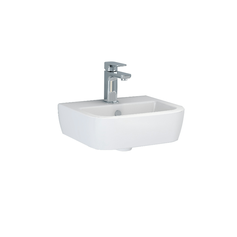 Instinct Ecstasy/Tulla 400mm Handrinse C'room Basin 1TH White INSEC015 Image 1