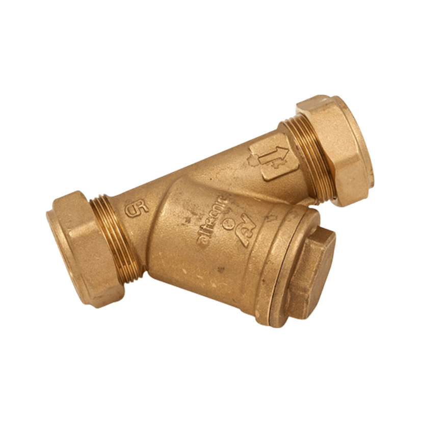Joule 1" Y Pattern Strainer With Isolation Image 1