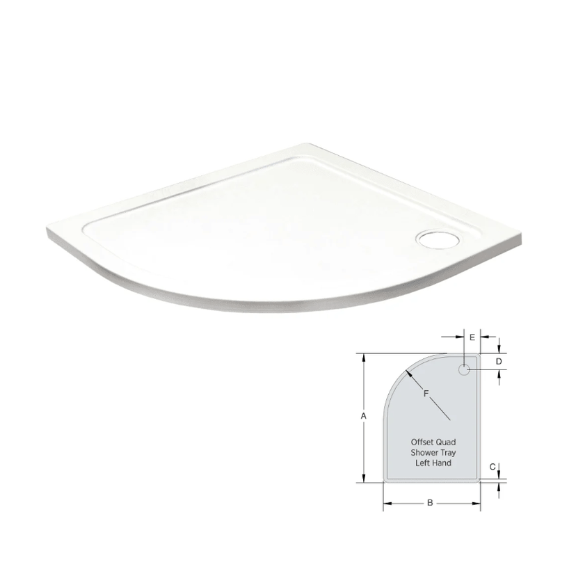 Kartell K.Vit Unity 1200x800 Offset Quadrant Tray LH UNQL1208 Image 1