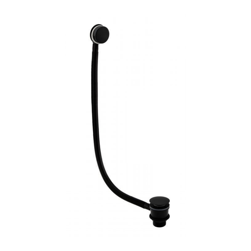 Kartell Clicker Bath Waste Matt Black WAS019 Image 1