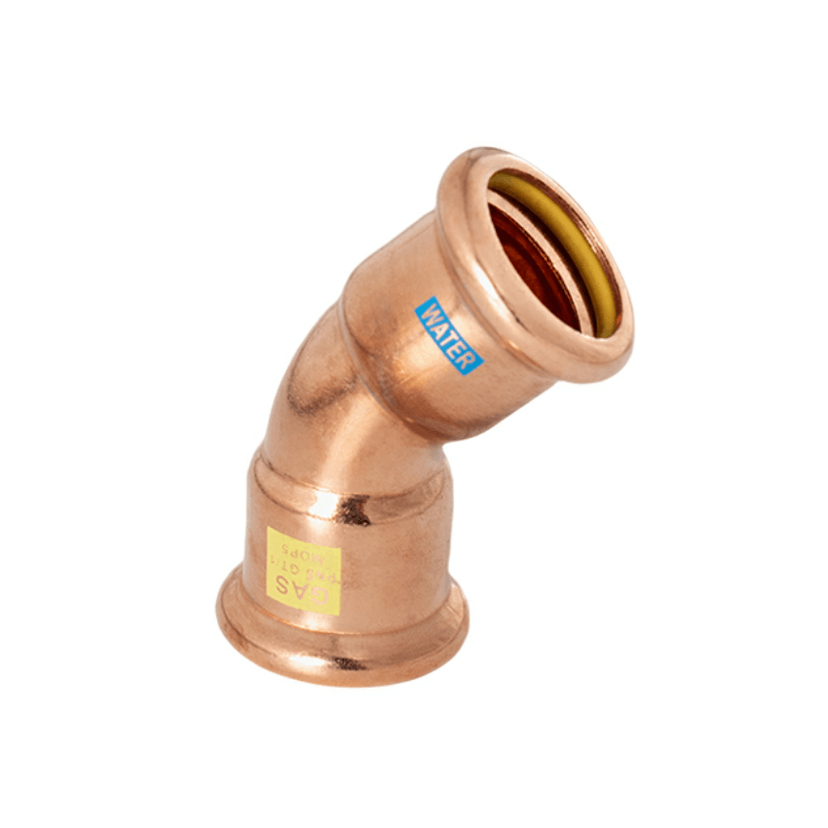 M-Press WaterGas 28mm 45 degree Elbow 992302828 Image 1