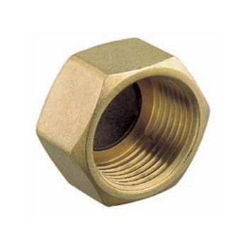 1" Brass Cap BRBC-F Image 1