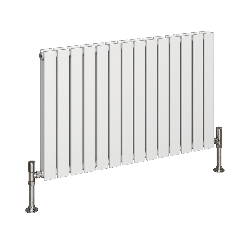 Harley 600 x 980 Double White Horizontal Radiator Image 1