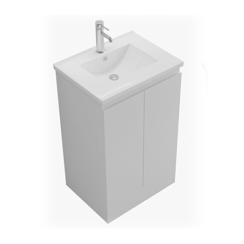 Arley HaLite 500mm Unit & Basin 2 Door unit - w:512 x d:395 x h:795mm Image 1