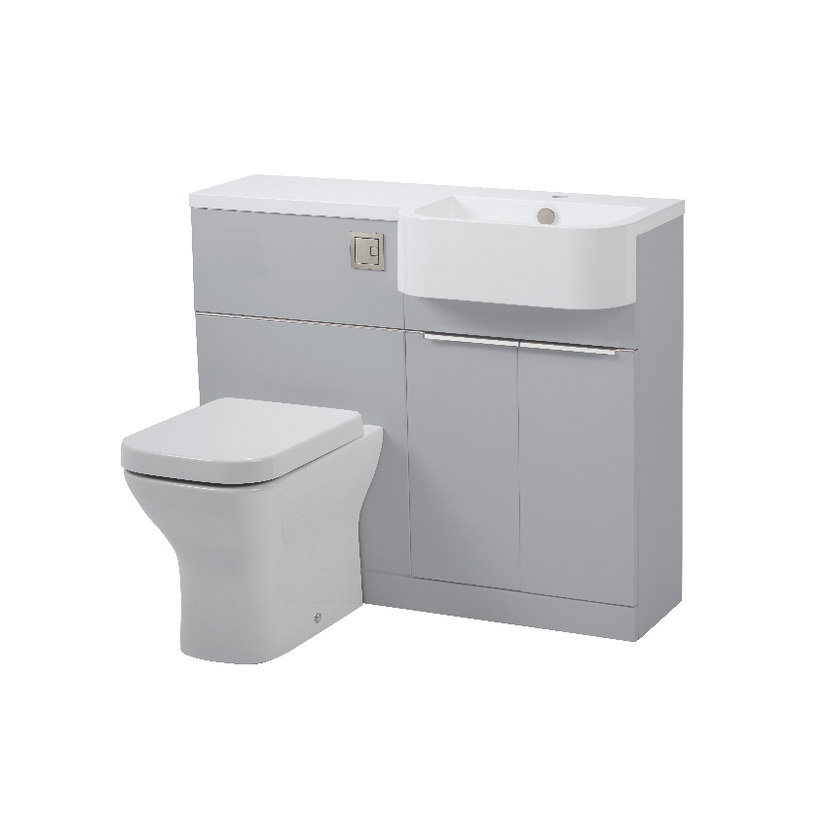 Instinct Keros 1000mm BTW F/S Semi C'top Unit RH Gl Light Grey 10BWGLR Image 1