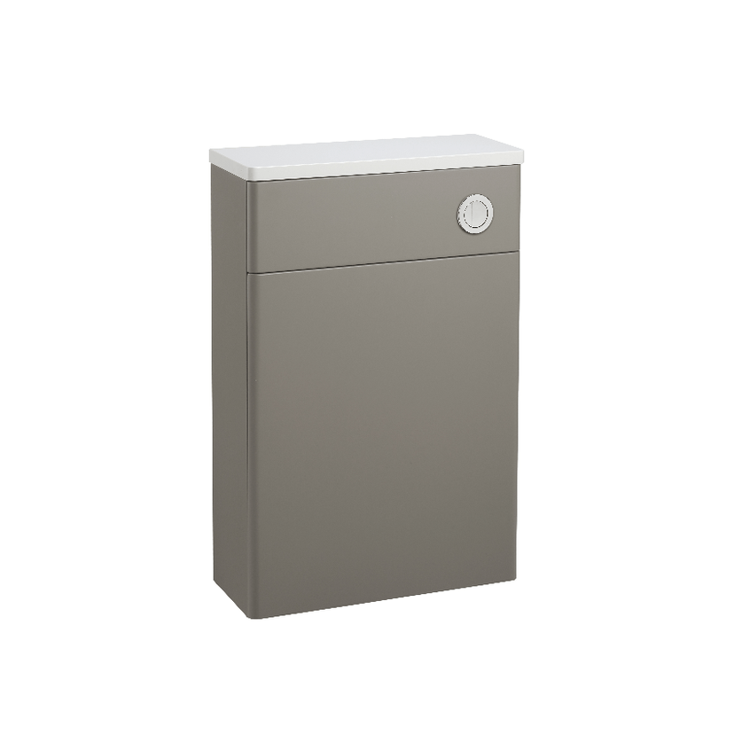 Instinct 560mm Curved Edge BTW WC Unit Stone Grey INST0403101 Image 1