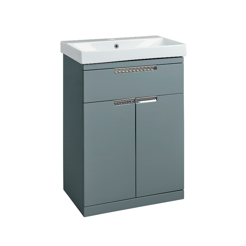 Instinct Espada 600mm F/S 1 Drawer 2 Door Basin Unit Willow 414212 Image 1