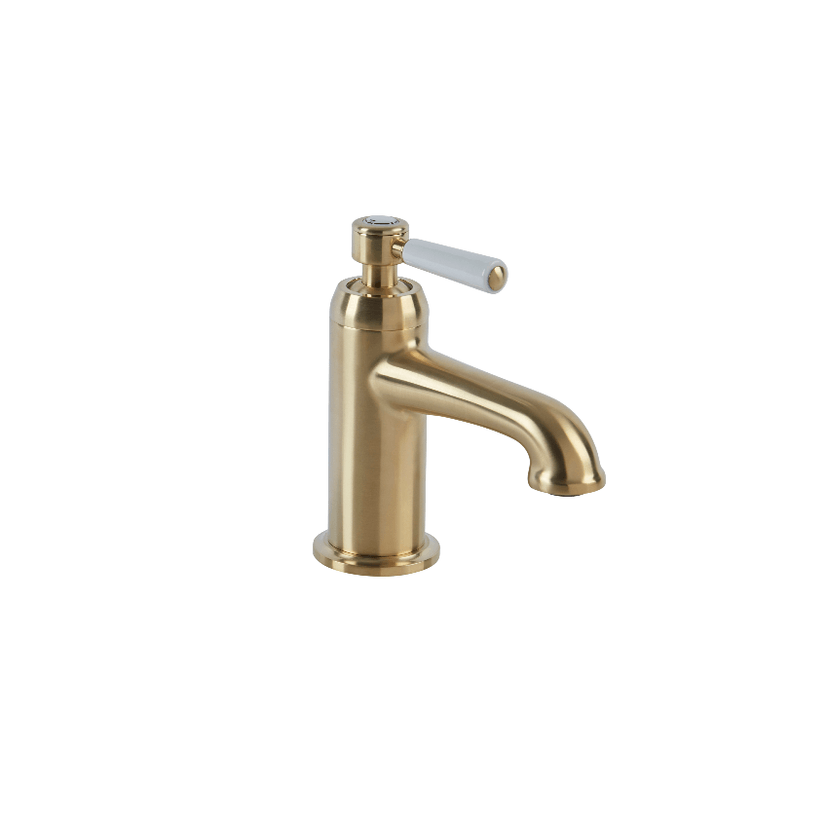 Instinct Hemsworth Lever Mono Basin Mixer Brushed Brass 10010 Image 1