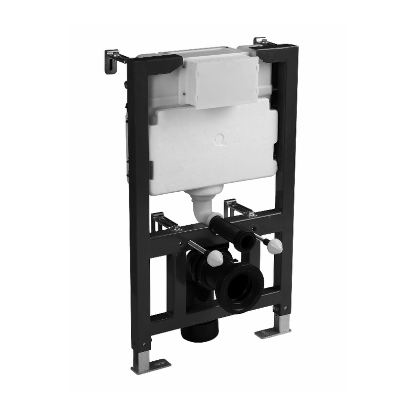 Instinct 820mm Wall Hung Frame + Cistern Black INST13005 Image 1