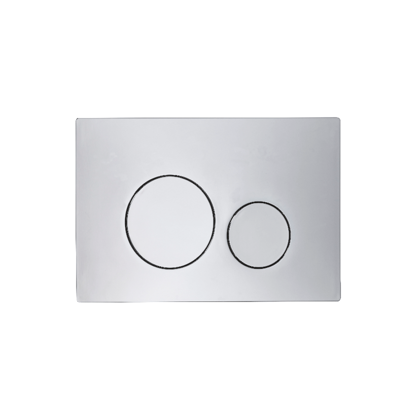 Instinct Kiso Dual Flush Push Plate Chrome INST13012 Image 1