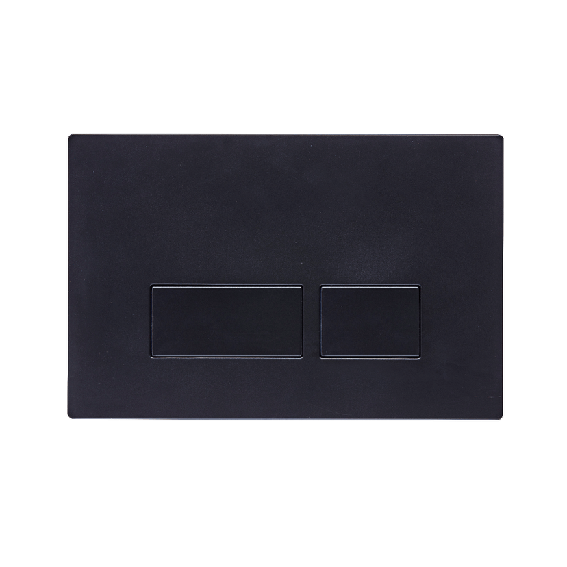Instinct Nuance Dual Flush Push Plate Matt Black INST13020 Image 1