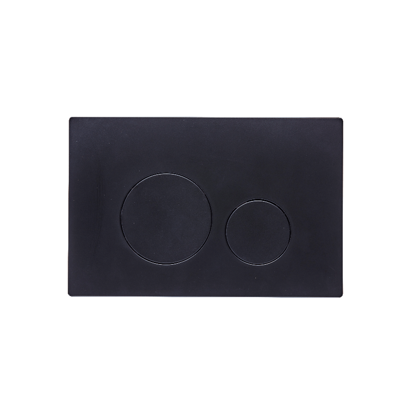 Instinct Kiso Dual Flush Push Plate Black INST13021 Image 1