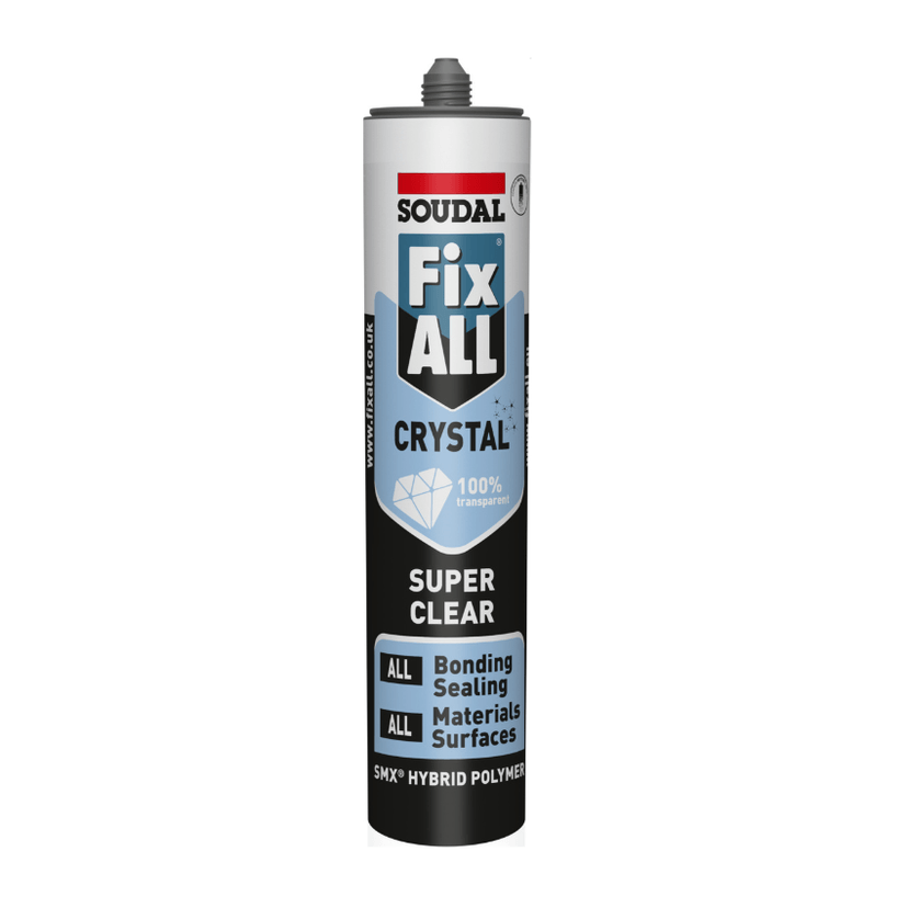 Soudal Fix ALL Sealant & Adhesive Crystal 290ml 118779 Image 1