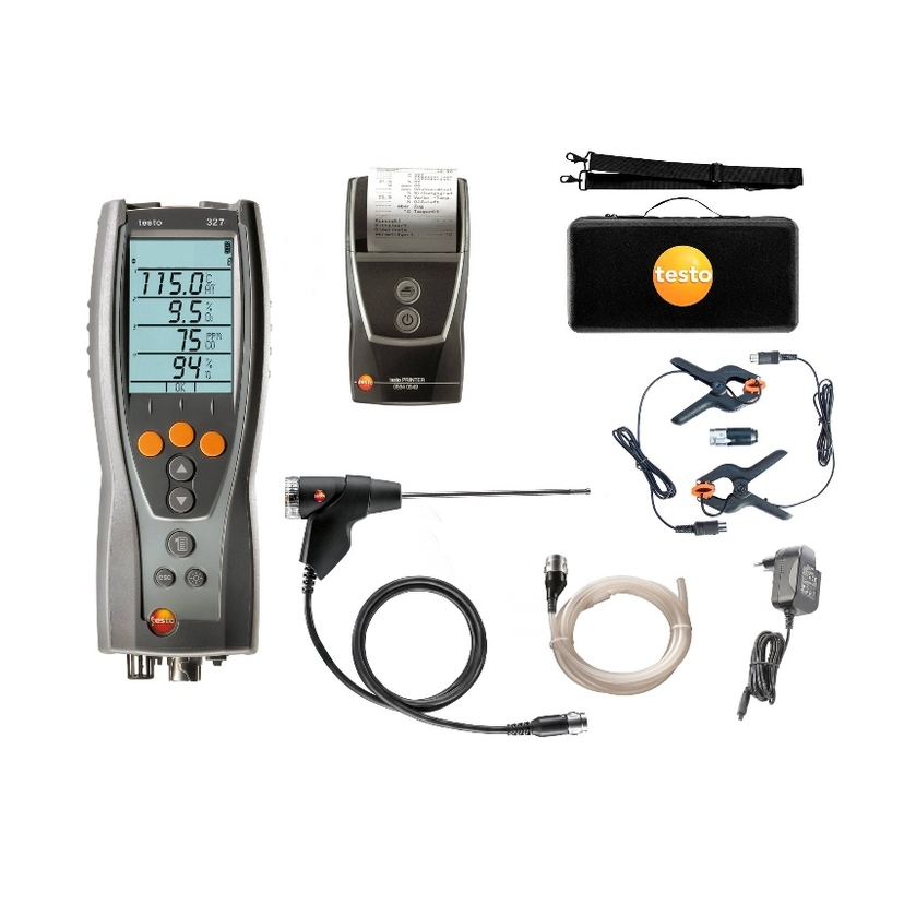 Testo 327 Flue Gas Analyser - Advanced Kit + 316i + CPA1 3005634327 Image 1