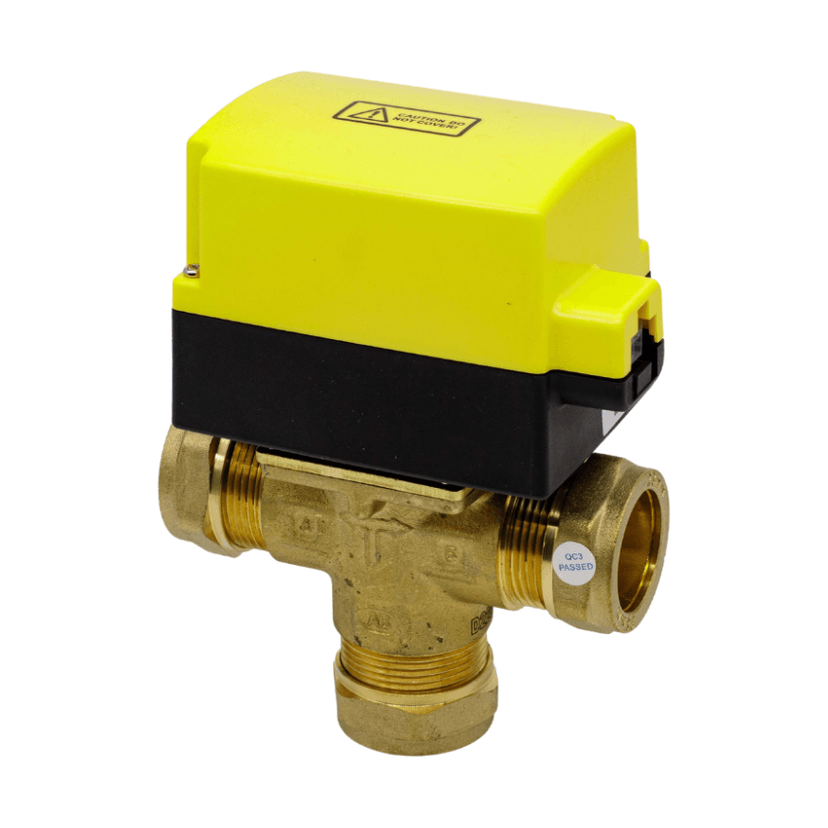 3 Port Mid Position / Diverter Valve 28mm B328PF Image 1