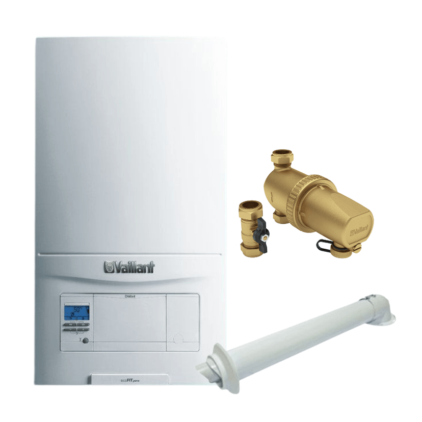 Vaillant EcoFit Pure 825 Comb, Hrz Flue & Adv Filter 10040018 Image 1