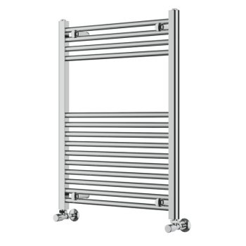 Instinct 600 x 800mm Chrome Straight Towel Rail 22mm PHGT080-60CP Image 1