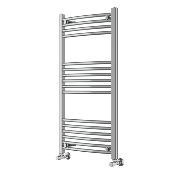 Instinct 500 x 1000mm Chrome Curved Towel Rail 22mm PHGT100-50CPCV Image 1