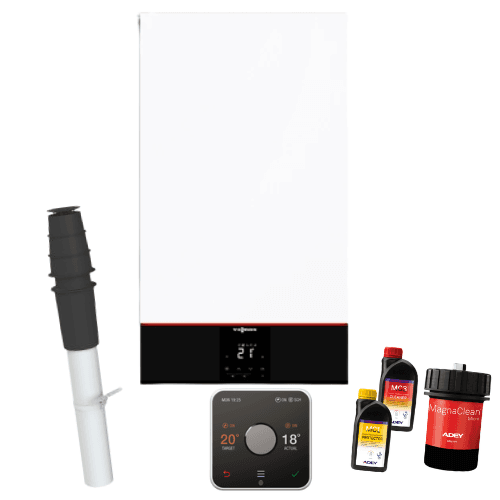 Viessmann 100 Combi 35kW Vertical Flue Value Pack +