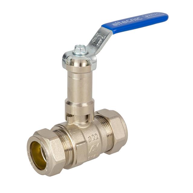 Altecnic 22mm Extended Lever Ball Valve - Blue AI-373B22E