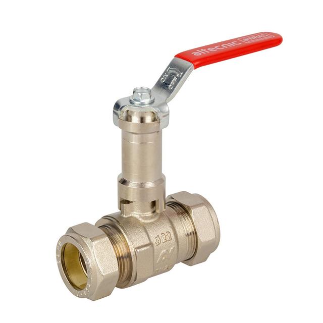 Altecnic 28mm Extended Lever Ball Valve - Red AI-373R28E