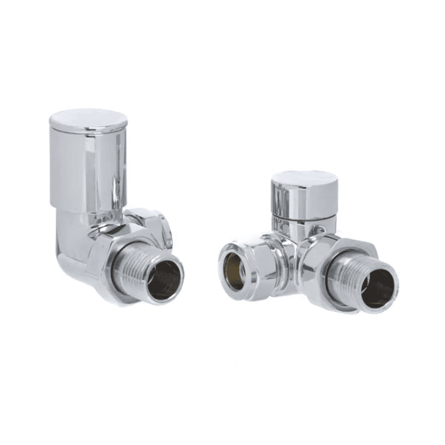 Instinct 15mm Modern Corner Rad Valves (Pair) Chrome AL029LC
