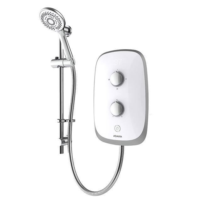 Aqualisa Evolve 9.5kw Arctic White Shower VOPZ26