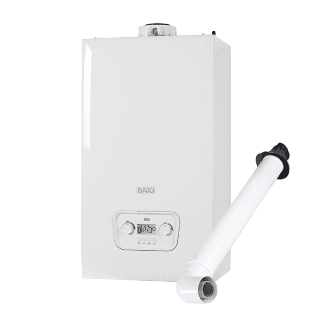 Baxi 836 Combi Boiler, Horizontal Flue & Fernox Chemicals