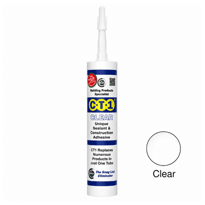 C-Tec CT1 290ml TRIBRID Multi Purpose Sealant & Adhesive - Clear