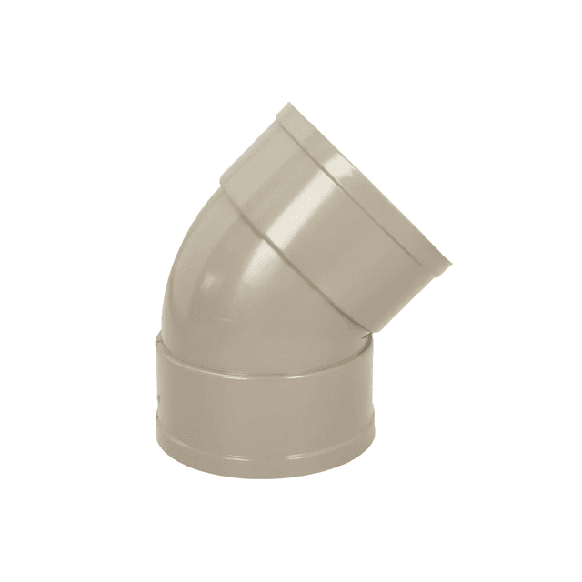 Davant 110mm Solvent 135deg Double Socket Bend - Olive Grey SSOG0007