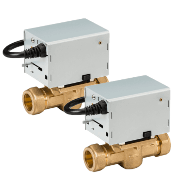 ESi Twin Pack - 22mm 2 Port Zone Valve (Metal) ESZV222LM