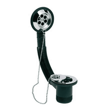 Instinct 11/2" Tidy Plug Bath Waste (Plug + Overflow) Chrome 201116INS
