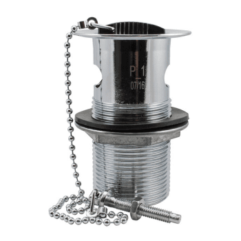 Instinct 11/4" Basin Waste Poly Plug Metal Backnut Chrome 201249INS