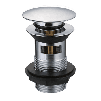 Instinct 11/4" Easy Clean M'room Click Bas Waste (Slotted) Chr 201311I