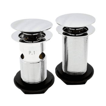 Instinct 11/4" Mushroom Clicker Basin Waste (Slotted) Chrome 201314INS