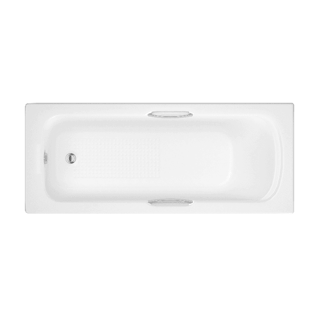 Instinct Tulla 1700x700mm (5mm) Single Ended TG A/S Bath 2TH U175SETB